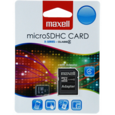 SD Micro 4GB Maxell Class 4 +SD Adapter X-Series